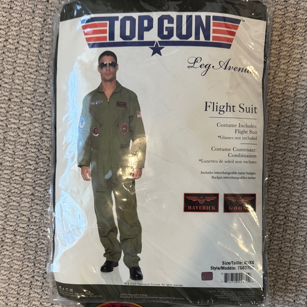 Leg Avenue Olive Flight Suit Costume
